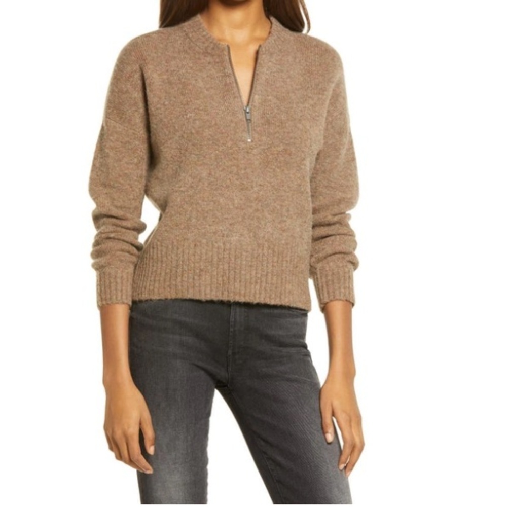 Madewell PULLOVER  XS SWEATER IN HEATHER AUTUMN